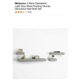 ASSORTED HOME DECOR AND FLOATING WALL SHELVES. SEE PICTURES!!
