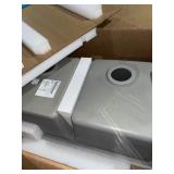 ELKAY QUARTZ CLASSIC GREYSTONE QUARTZ 33 IN. EQUAL DOUBLE BOWL UNDERMOUNT KITCHEN SINK. SEE PICTURES!!