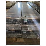 HOME LEGEND WIRE BRUSHED OAK COFFEE 3/8 IN. THICK X 5 IN. WIDE X VARYING LENGTH CLICK LOCK HARDWOOD FLOORING. SEE PICTURES!!