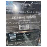 HOME LEGEND WIRE BRUSHED OAK COFFEE 3/8 IN. THICK X 5 IN. WIDE X VARYING LENGTH CLICK LOCK HARDWOOD FLOORING. SEE PICTURES!!