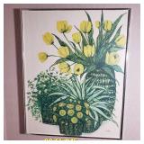 1970s Pop Lithograph by New York Artist Ida Pellei