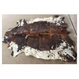 Huge Brindle Cow Hide Rug