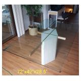 Modern Contemporary Pedestal Dining Table