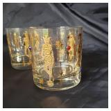 Court Jester Hand Painted Tumbler Glasses