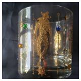Court Jester Hand Painted Tumbler Glasses