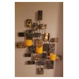 Retro Brutalist Metal Wall Art