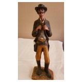 Michael Garman Signed Gunslinger Cowboy Sculpture