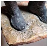 Michael Garman Signed Gunslinger Cowboy Sculpture