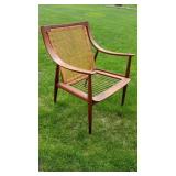 Original MCM Paul Hvidt Teak & Cane Arm Chair