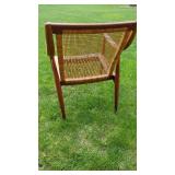 Original MCM Paul Hvidt Teak & Cane Arm Chair