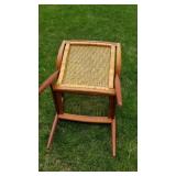 Original MCM Paul Hvidt Teak & Cane Arm Chair