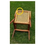 Original MCM Paul Hvidt Teak & Cane Arm Chair