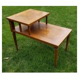 TH Robsjohn Gibbings Vintage MCM Tiered Side Table