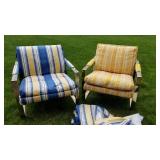 1972 Chunky Milo Baughman Lounge Chairs, pair