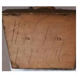 Swedish Wooden Carved Man & Woman, signed HR 1930