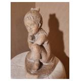 Austin Productions Little Girl with Lamb Sculpture, 1975