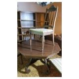 MCM Octagon Dining Table with 4 Chairs