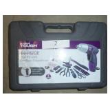 New 44 piece tool kit with cordless screwdriver - tested and works