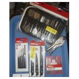 Spade bit set, punch set, reciprocating blades and jigsaw blades