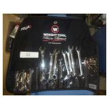 new tool holder apron and a bunch of new wrenches