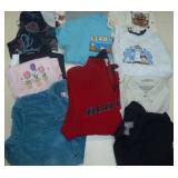 Lot of 19 Womens tops, includes tshirts, sweatshirts, casual shirts some new with tags, Med and Large