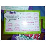 6 new sets of crafting rubber stamps
