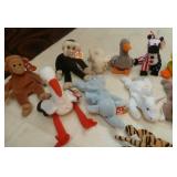 group of 17 beanie babies