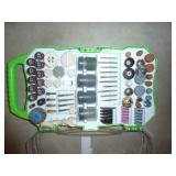 Dremel kits for cutting, sanding etc, may be missing some pieces