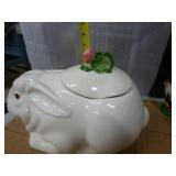 Two vintage cookie jars - Metlox