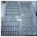 4 new sewing thread racks can be hung together or separate