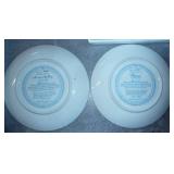 A very nice selection of collectors plates, Schmid and Wedgewood and Rego, all in excellent condition