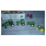 lot of 13 miniature tractor models