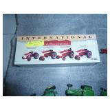 lot of 13 miniature tractor models