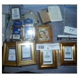 group of new photo frames including a Precious Moments Disney new in box