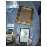group of new photo frames including a Precious Moments Disney new in box