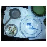 Vintage group of ashtrays / advertising collectibles.