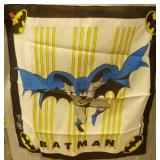 New Batman scarf and collectible buttons, Batman collector cards, Pepsi coin bank, vintage Nestles Quik mixing jug (never used) and Lone Ranger puzzle