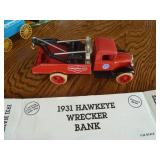 Standard Oil wrecker truck bank and a Fire Engine bank