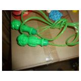 group of vintage character toys, popeye, mickey, minnie, green giant, sugar bear and some trolls