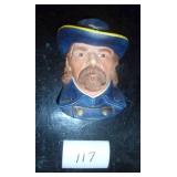 General George A Custer, 1984 Chalkware, made in England