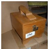Vintage shoe shine kit with electric buffer, works