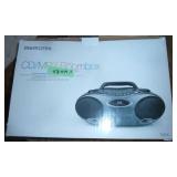 Boombox - customer return, tested and fully working, CD and cassette and radio