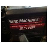 Yard Machines 18" Tiller 3.5 HP