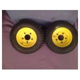Pair of Tires on Rims