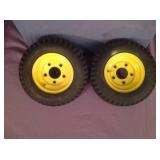 Pair of Tires on Rims