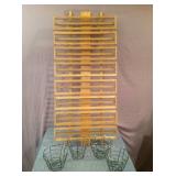 Undercounter Wine Rack & Metal Baskets
