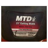 MTD 21" Mower with Bagger