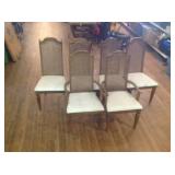 Matching Set of 6 Chairs - 2 Captains Chairs