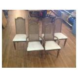 Matching Set of 6 Chairs - 2 Captains Chairs