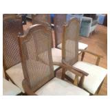 Matching Set of 6 Chairs - 2 Captains Chairs